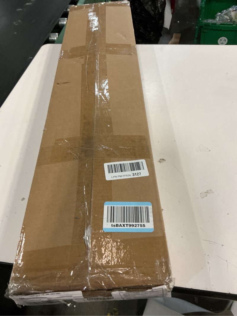 Condition photo showing New/Like New for 35 inch Narrow Console Table with Outlet,Adjustable Height(25"-37") Behind Sofa Table,Couch Behind Table Skinny,Couch Shelf with Charging Station,Long Entryway Tables for Living Room,Black Black 35" height-adjustable