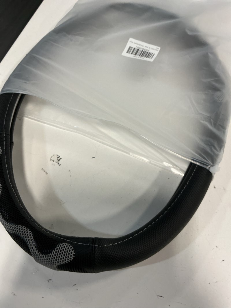 Condition photo showing Good Condition for PINCTROT XL Size 17.5-18 Inch Comfy Grip Steering Wheel Cover for Semi Truck, Fits RV, Big Rig Trucker, 18 Wheeler and Classic Cars, Anti-Slip Design 17.5-18 Inch(Silicone Gray) 4.Gray Extra Large Size[17 1/2''-18'']