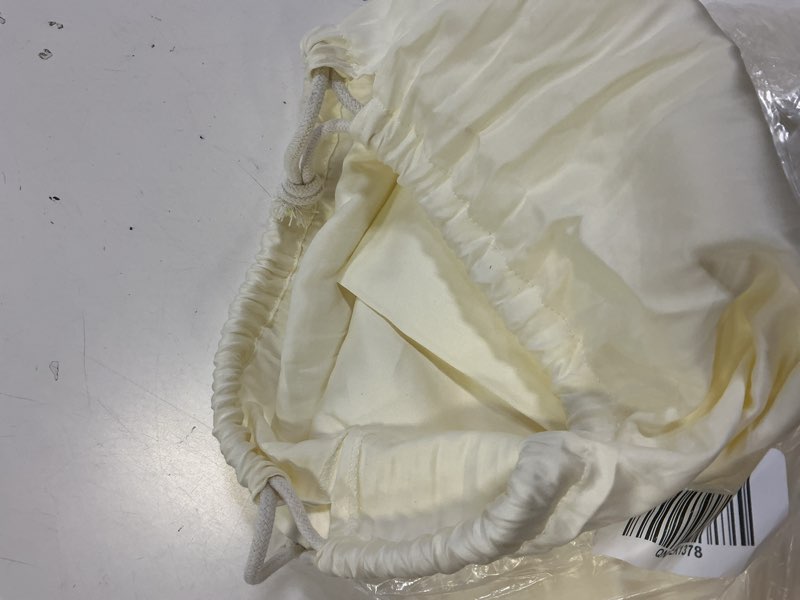 Condition photo showing Good Condition for quince organic linen yellow bedding queen