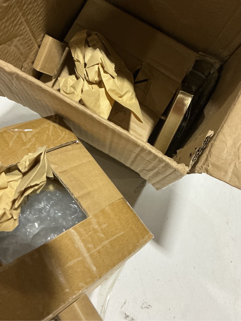 Condition photo showing As Is for kichler, cosabella 6 inch 1 light wall sconce with satin etched cased opal shade in champagne bronze, 55090 champagne bronze modern