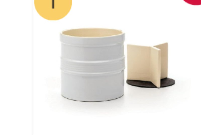 Oversized Tool Crock - White