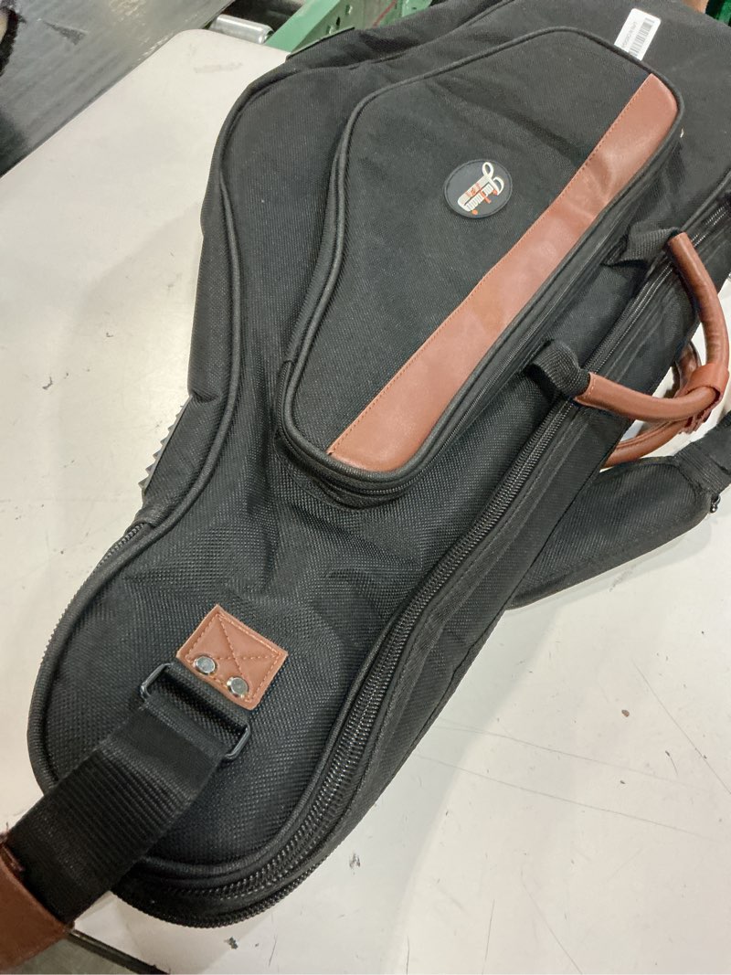 Condition photo showing As Is for tenor saxophone case lightweight soft padded bb sax gig bag with backpack straps