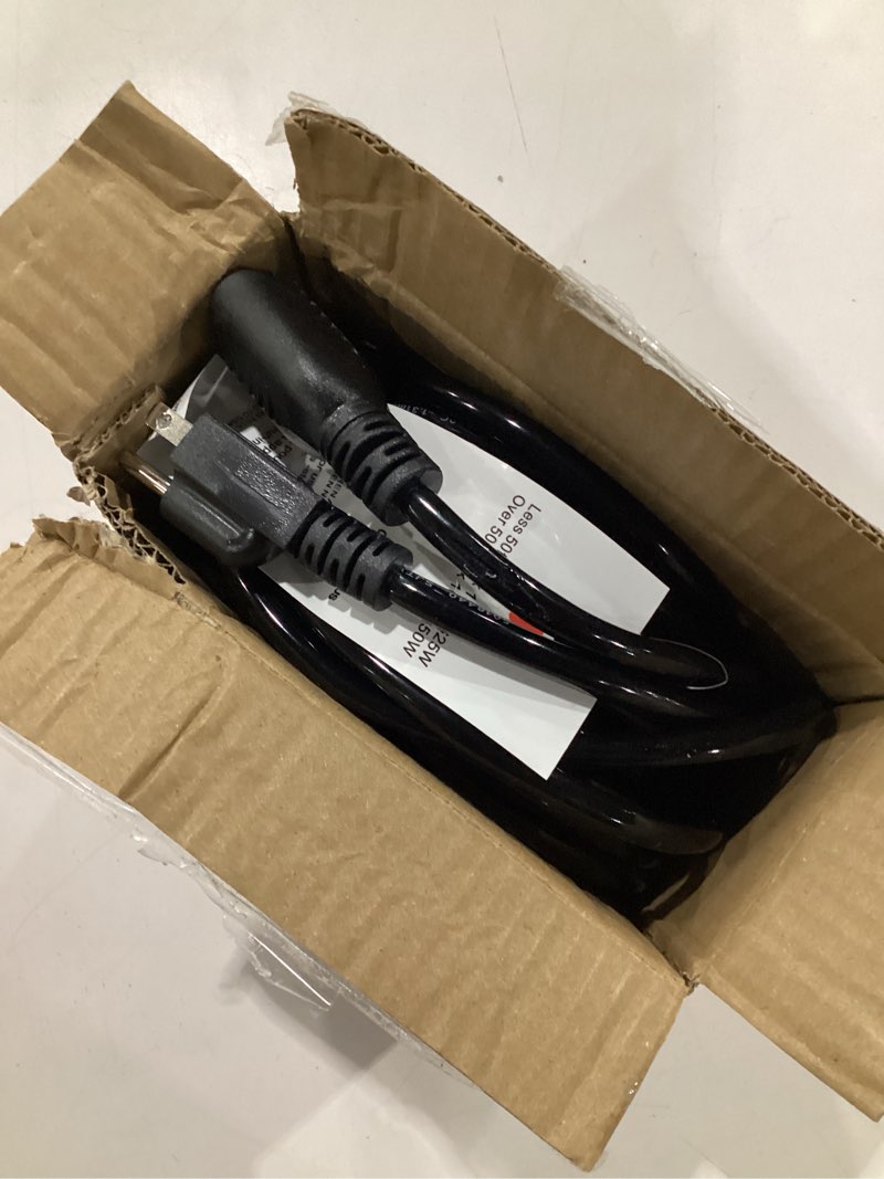 Condition photo showing New/Like New for skrizcable 16/3 50 ft outdoor extension cord waterproof, weatherproof & flame retardant black 3 prong power cord outside for lawn & garden, 13 amps 1625 watts 125 vac 16awg sjtw, etl listed 50ft 16awg outdoor black