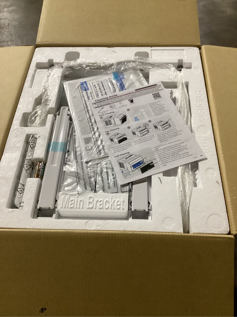 Condition photo showing New/Like New for Midea 10,000 BTU U Shaped Smart Inverter Window Air Conditioner - Cools 450 Sq Ft, Ultra Quiet with Open Window Flexibility - Alexa/Google Assistant Compatible - 35% Energy Savings, Remote (Updated) 10,000 BTU (Updated)