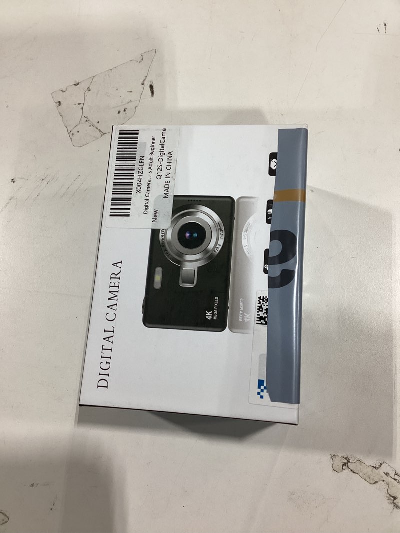 Condition photo showing New/Like New for digital camera, autofocus uhd 4k 50mp vlogging camera for photography with 32gb sd card, 16x zoom, anti-shake, portable youtube compact point and shoot digital cameras for kids teens adult beginner silver