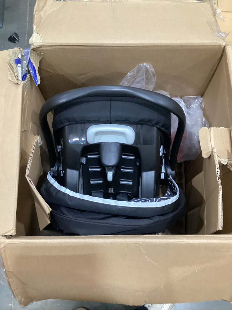 Condition photo showing As Is for graco® snugride lite lx infant car seat, lightweight rear-facing seat for babies 4–30 lb, 4-position adjustable base, latch installation & protectplus engineered, studio