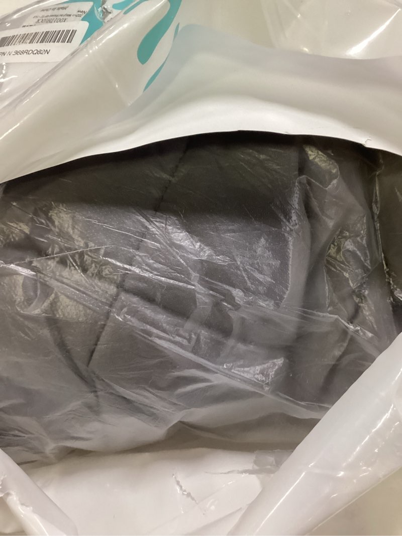 Condition photo showing Good Condition for ZZZhen Weighted Blanket - High Breathability - 48''72'' 15LB - Premium Heavy Blankets - Calm Sleeping for Adult and Kids, Durable Quilts Grey, 48''72'' - 15LB Grey 48''72'' - 15LB