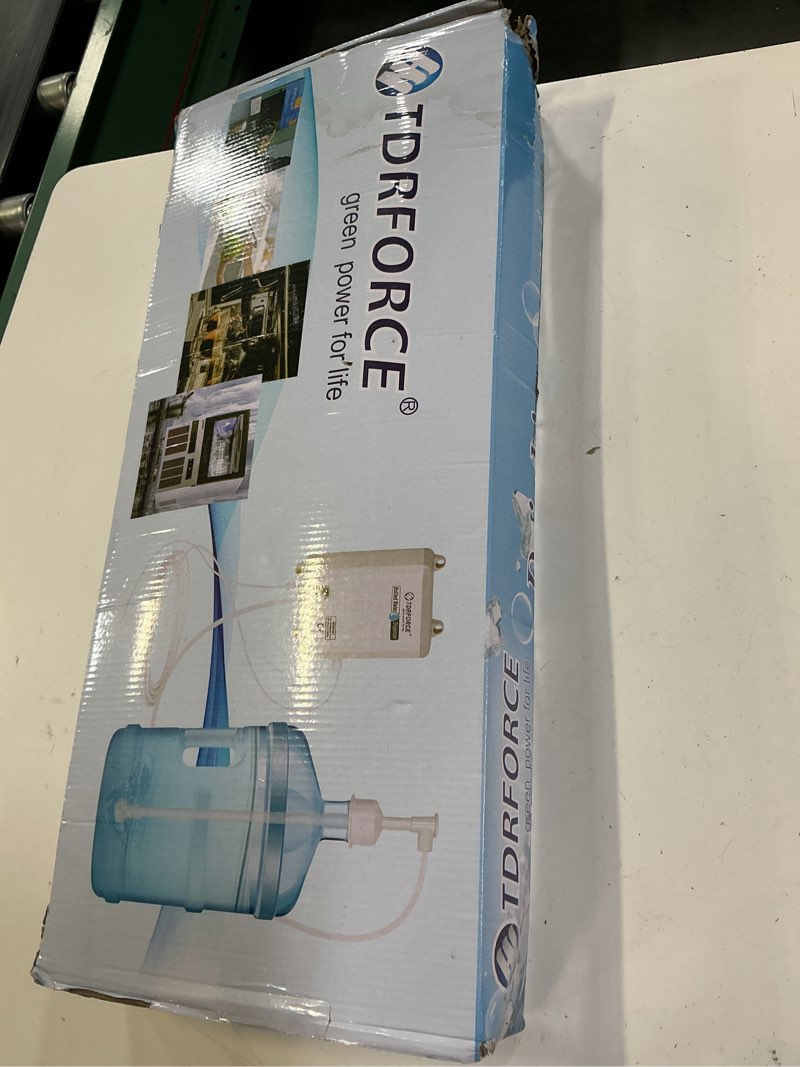 Condition photo showing Good Condition for flowfluid bottled drinking water pump system double-tube power 25w, bottled water dispensing 2l flow electric water pump for 5 gallon bottle water for coffee,refrigerators,ice maker,faucet dual inlet