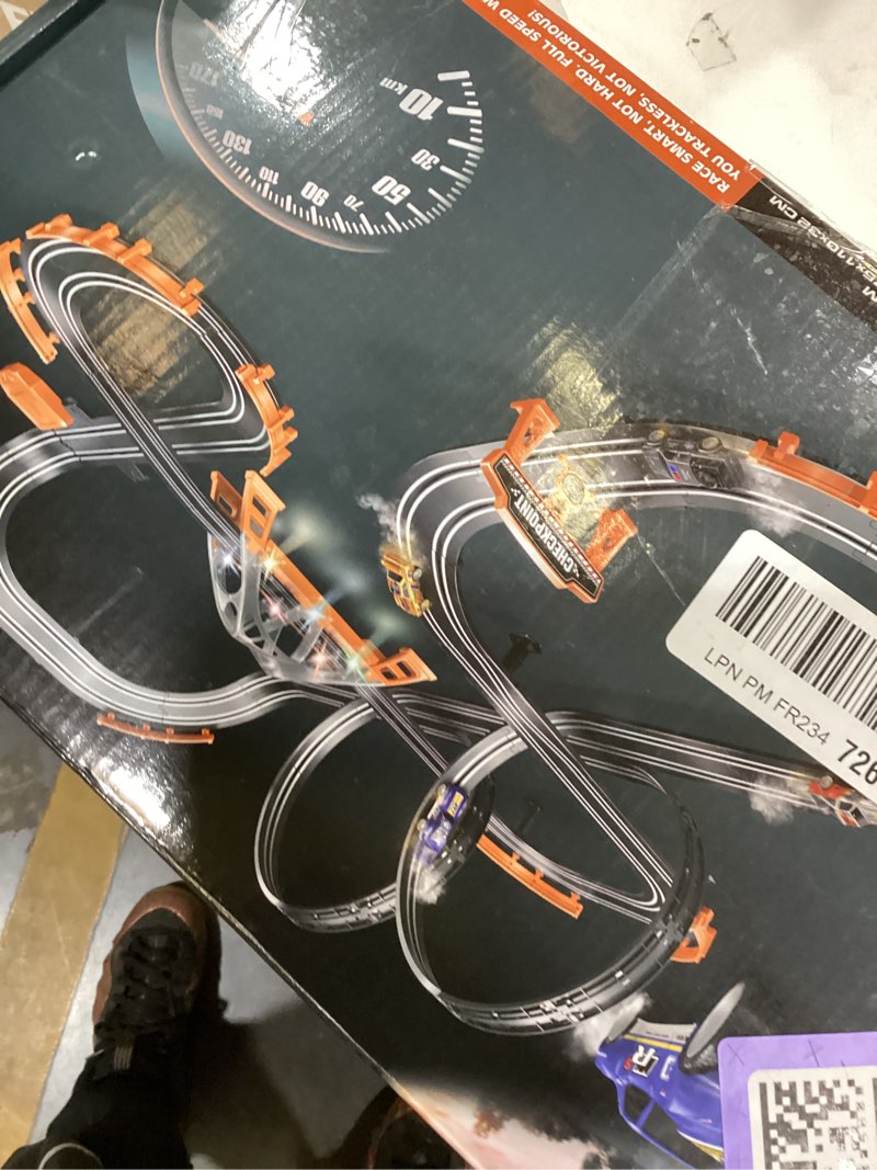 Condition photo showing New/Like New for Slot Car Race Track Sets, Race Car with 4 High Speed Cars, Race Tracks for Kids Ages 4-8, Electric Slot Car Race Track Sets, Remote Control Car, Gifts Toys for Boys - 330' Raceway Slot Car Premium