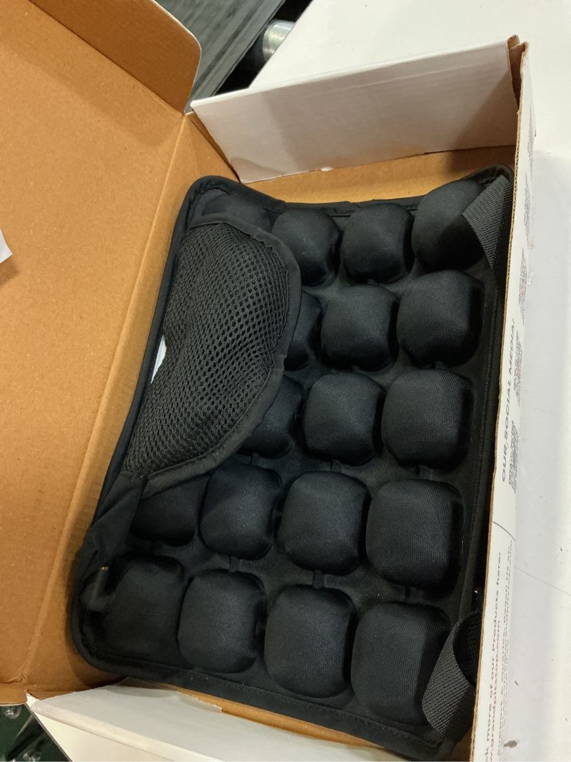 Condition photo showing Good Condition for grand pitstop motorcycle air seat cushion with inflatable bubble air pads with breathable mesh cover & non-skid bottom compatible for pillion seat of motorcycle air seat bubble cruiser without pump