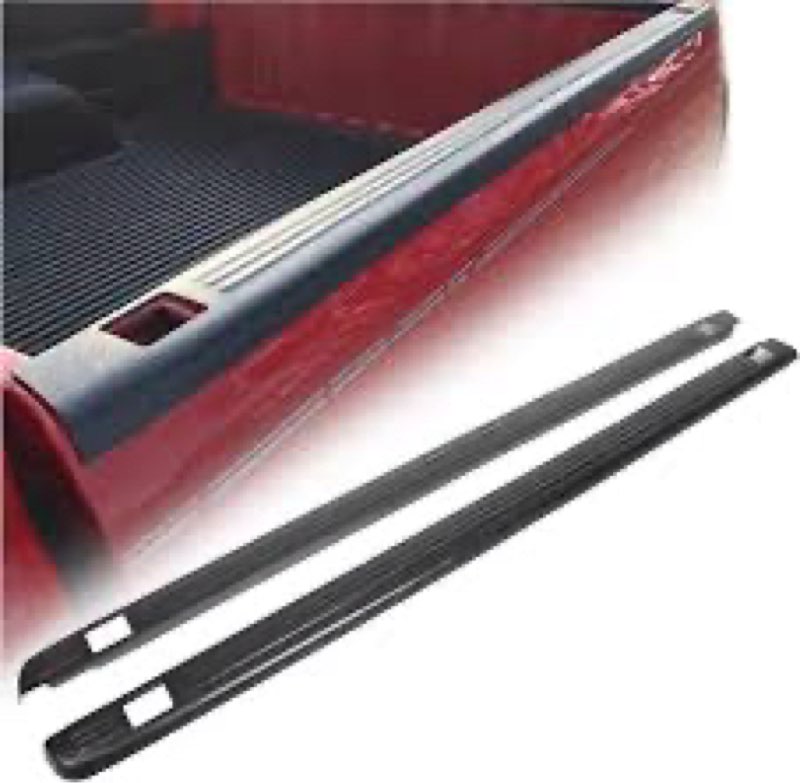 truck bed rail caps w/holes compatible with 1999-2006 lyap-206-dk