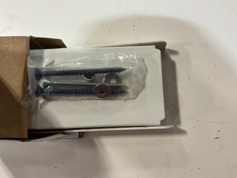 Condition photo showing Good Condition for 3.75 in. x 13.125 in. air conditioner small support brackets hold up to 80 lbs.