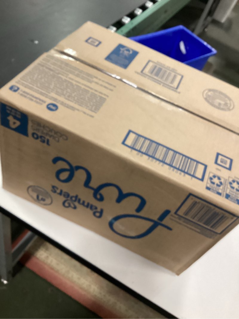 Condition photo showing New/Like New for Pampers Pure Protection Baby Diapers, Size 4, 150 Count, Up to 100% Leakproof, Premium Plant-based Skin Protection, Hypoallergenic Soft Diapers Size 4 150