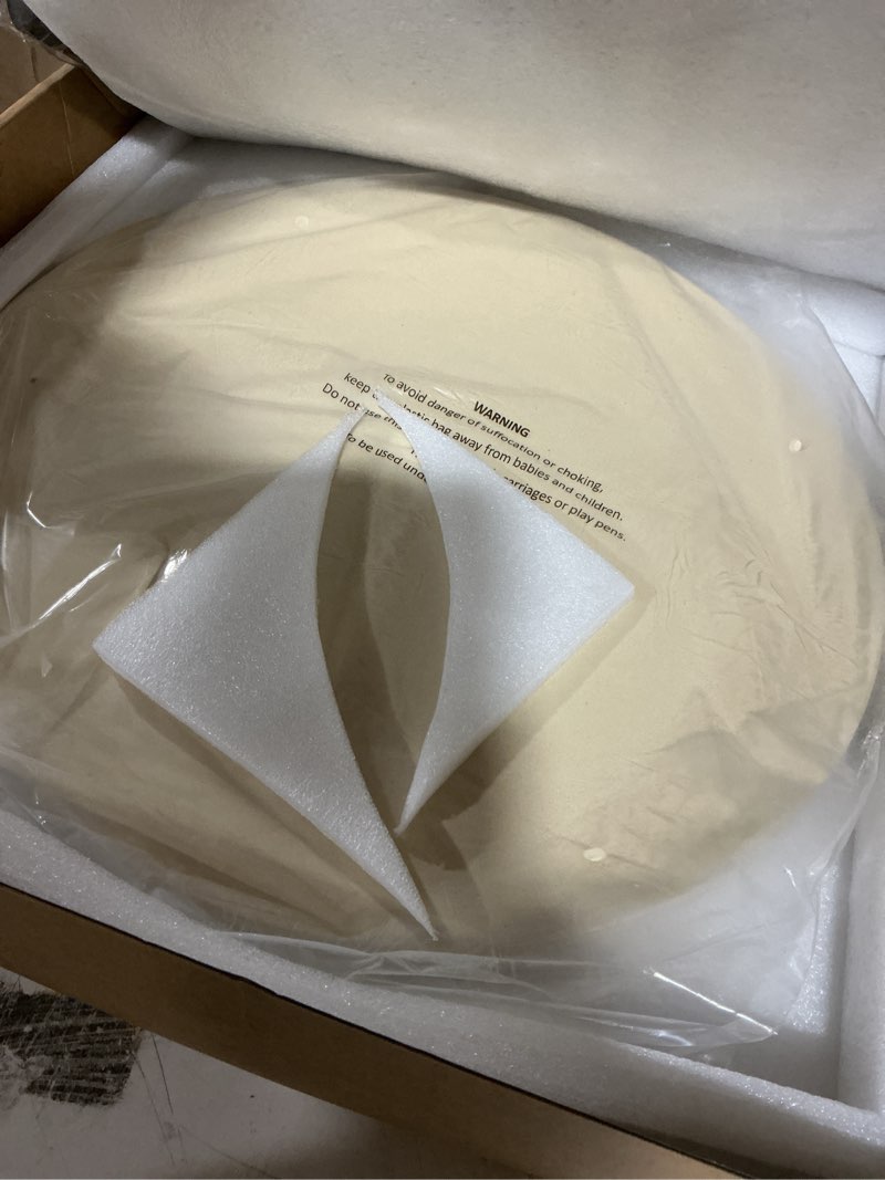 Condition photo showing Good Condition for 16 inch baking stone for oven - round pizza stone with handles and dough tool - baking stone for bread - pizza stones for oven and grill - cooking gifts for food lovers 16 inch round stone