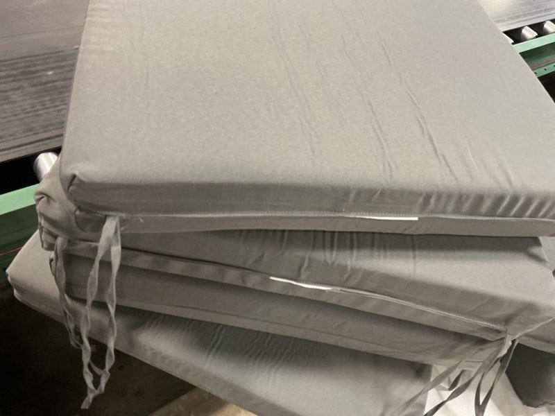Condition photo showing Good Condition for basic beyond outdoor chair cushions set of 6, square corner outdoor cushions for patio furniture, wa