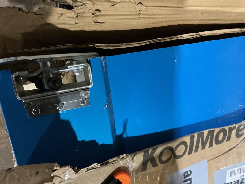 Condition photo showing Good Condition for koolmore commercial double aluminum swinging traffic door with 9 in. x 14 in. window - 60 in. x 84 in. door opening (km-swd30x2) double 60 in. door