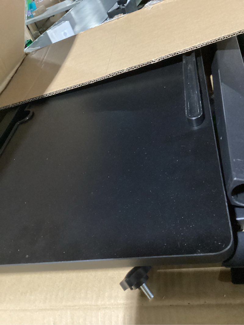 Condition photo showing New/Like New for Adjustable Overbed Bedside Table, Hospital Bed Table with Wheels, Portable Rolling Desk, Mobile Small Standing Desk, Rolling Laptop Stand, Computer Cart 23.62inch