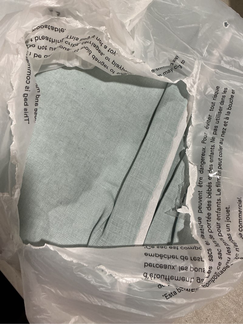 Condition photo showing Good Condition for european linen true blackout curtain - single panel, unknown size
