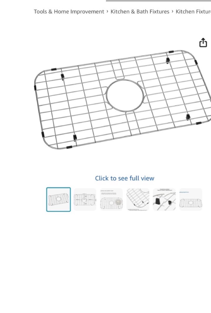 Stainless Steel Sink Grid and Protectors for Bottom of Kitchen Sink,24" x 12" Sink Protector