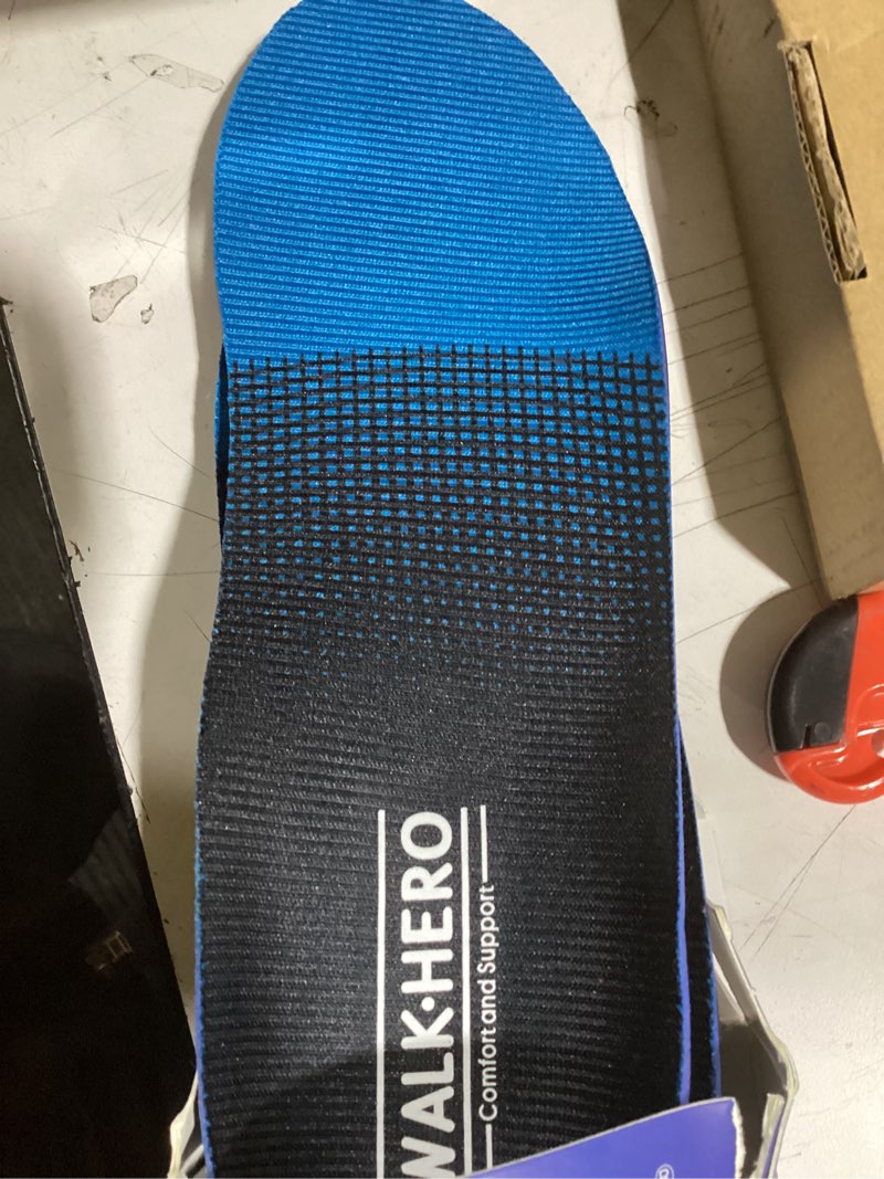 Condition photo showing New/Like New for Inserts Relieve Plantar Fasciitis - Flat Feet Insoles Arch Supports, Orthotic Insoles for Foot Pain Arch Pain Reduce Muscle Fatigue Absorb Shock (Mens 6-6 1/2 | Womens 8-8 1/2) Blue Mens 6 - 6 1/2 | Womens 8 - 8 1/2