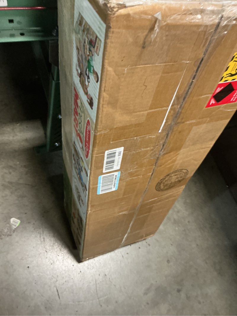 Condition photo showing New/Like New for melissa & doug, fresh mart pretend grocery store, kids cash register with scanner, shelves, & conveyor belt, kids toys for girls & boys main
