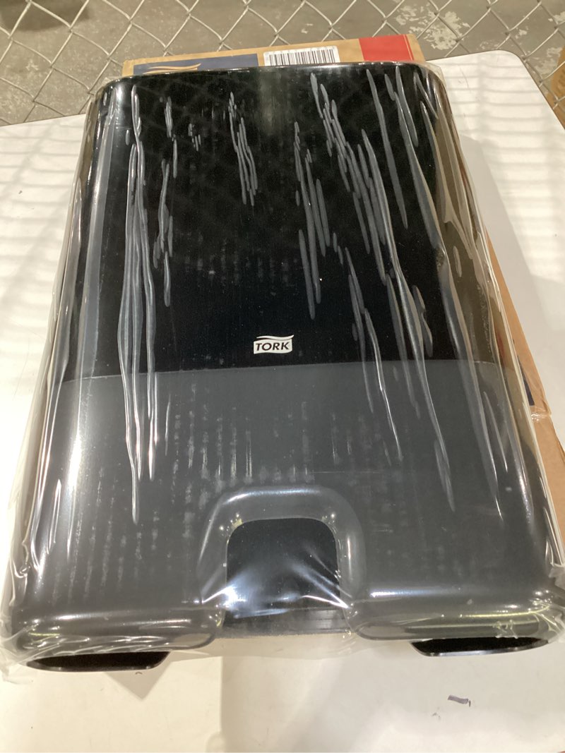 Condition photo showing Good Condition for tork xpress multifold hand towel dispenser black h2, one-at-a-time dispensing, elevation range, 553028
