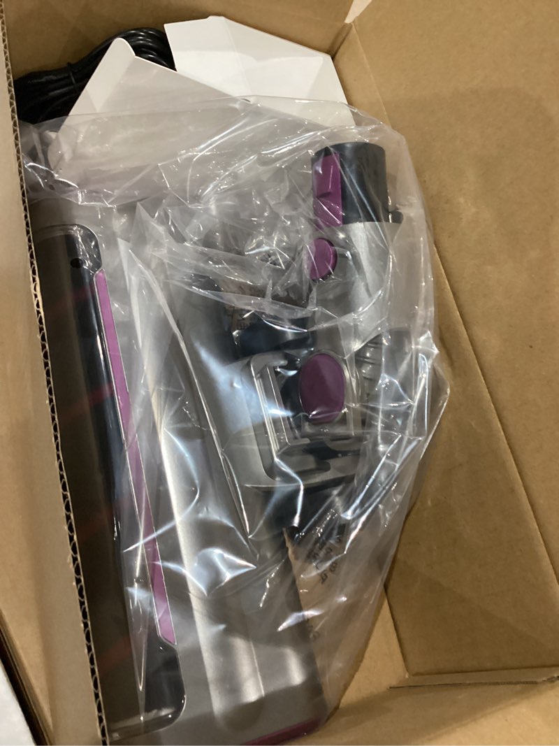 Condition photo showing Good Condition for cordless vacuum cleaner for home,55kpa foldable,anti-tangle brush | 70-min runtime, led display, self-standing 8-in-1 design for pet hair, hard floors, carpets, sofas, cars, and more purple grayish