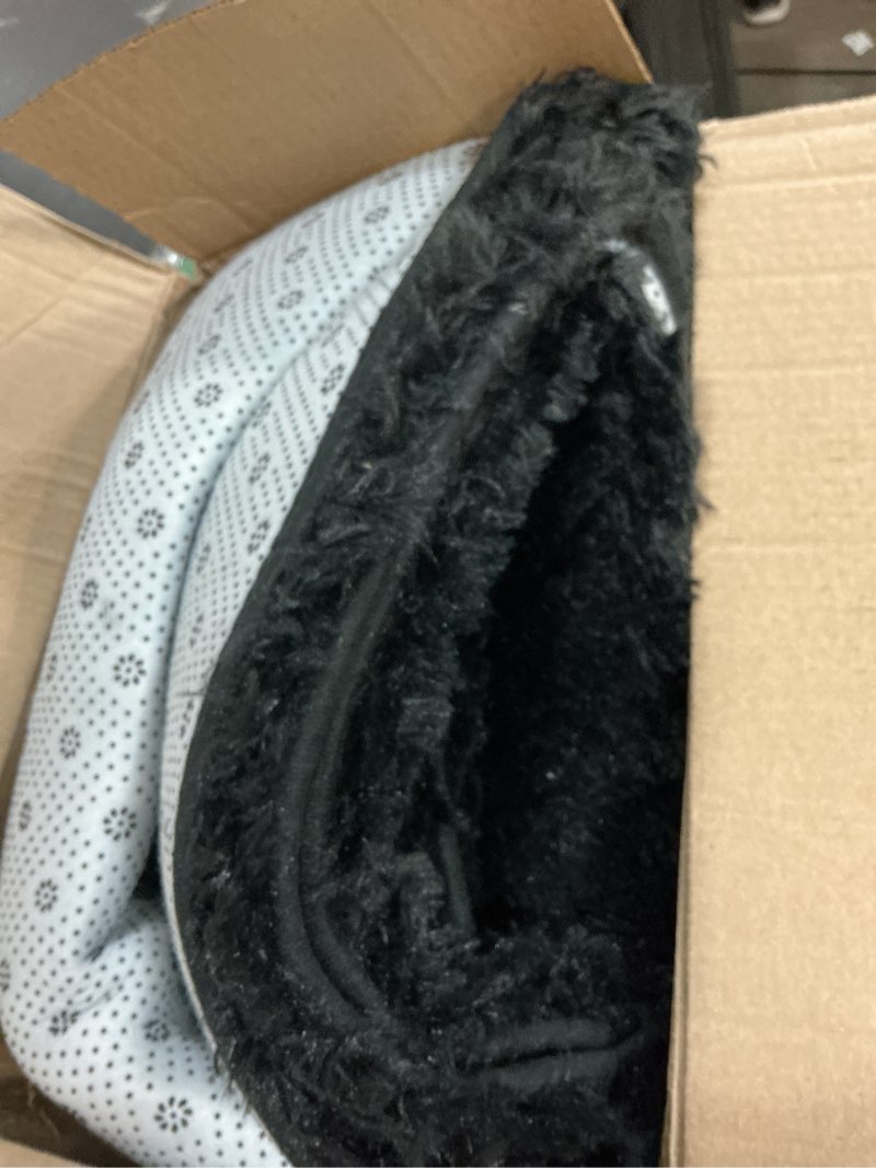 Condition photo showing Good Condition for 5x7 black area rugs for living room, large fluffy shag bedroom rugs non-slip, ultra soft plush carpet for nursery kids playroom dorm office indoor modern carpets z-black 5' x 7' (rectangular)