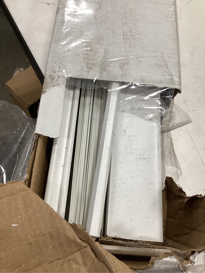 Condition photo showing As Is for SZXIMU Window Blinds, 2" Cordless Blinds for Indoor Windows, 27" W X 64" H Room Darkening Blinds, Horizontal Blinds & Shades, Mini Window Blinds for Home Bedroom Living Room Office Kitchen, White White 27"W x 64"H