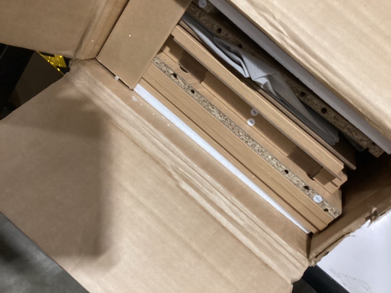 Condition photo showing Good Condition for smuxee double tilt out laundry hamper cabinet, hidden laundry cabinet with double baskets, natural trash can for bathroom, kitchen, living room