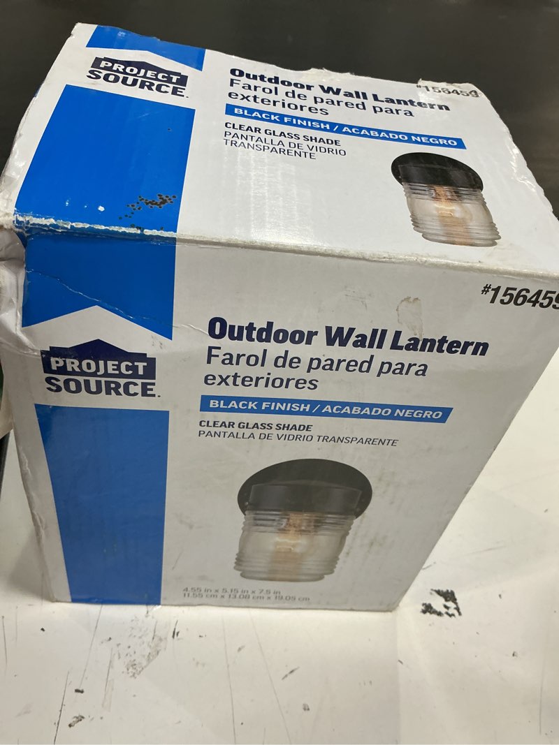 Condition photo showing Good Condition for project source wall lantern fy05-005blk