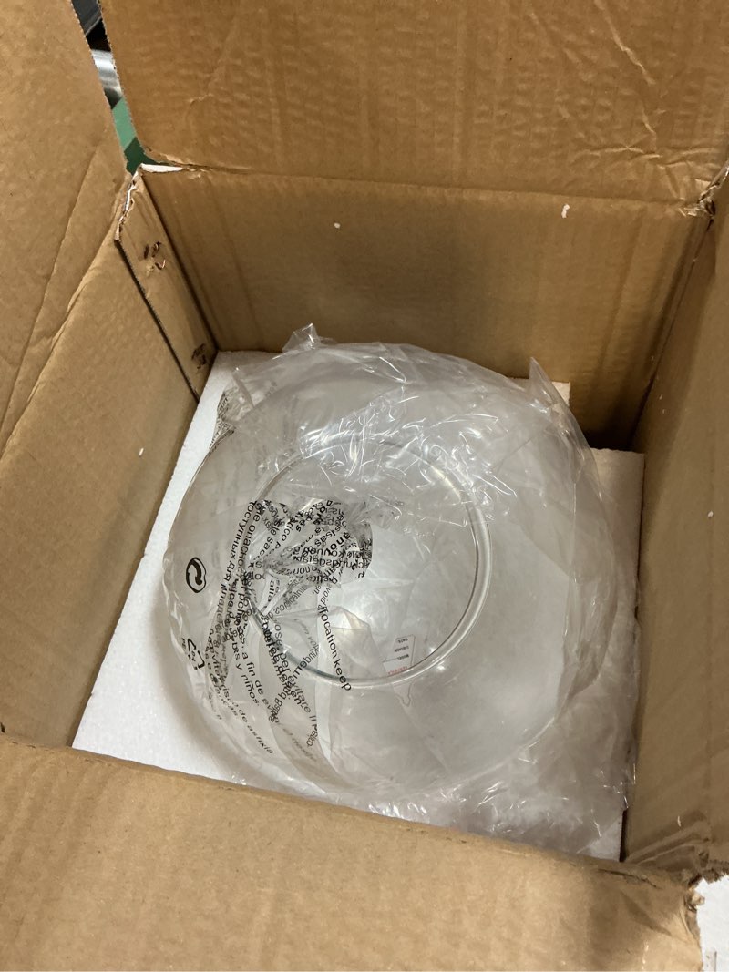 Condition photo showing Good Condition for KoKo&Yukina 8 Inch Clear Glass Globes Shade Replacement Glass Shades - 3.35" Fitter Opening - Lighting Fixture Replacement 8" High Clear 1 Pack
