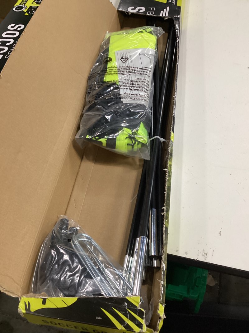 Condition photo showing Good Condition for franklin sports blackhawk soccer goal - pop up - foldable - 6.5' x 3.5' net - optic yellow