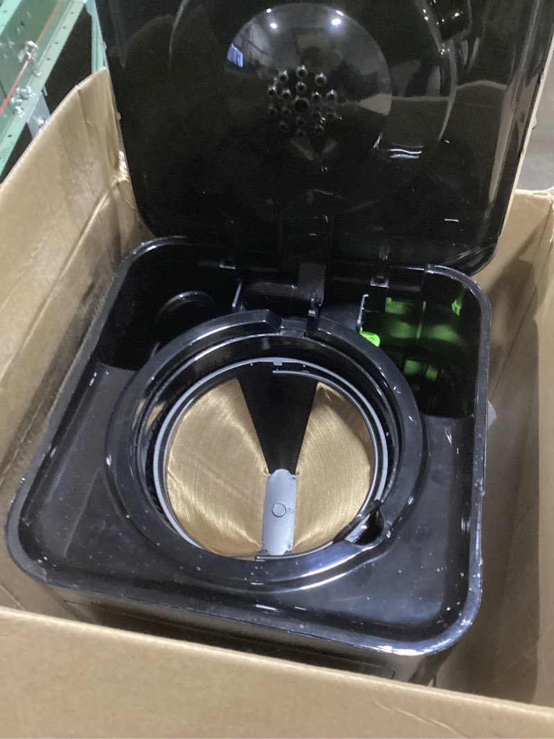 Condition photo showing As Is for Braun BrewSense 12 Cup Drip Coffee Maker - Pause & Pour Mid Brew, Coffee Machine with 24-Hour Timer & Clock, Bold & Regular Strength, 1-4 Cup Functions, Self Clean, Auto Shutoff, Stainless Steel Brewsense Advanced