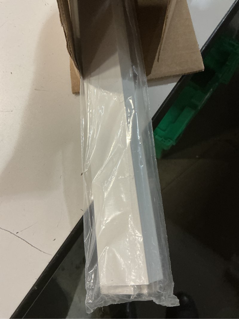 Condition photo showing Good Condition for m-d building products 19105 36 in. white vinyl adjustable storm door screw-on under door seal 36 x 1.75 x 1.5