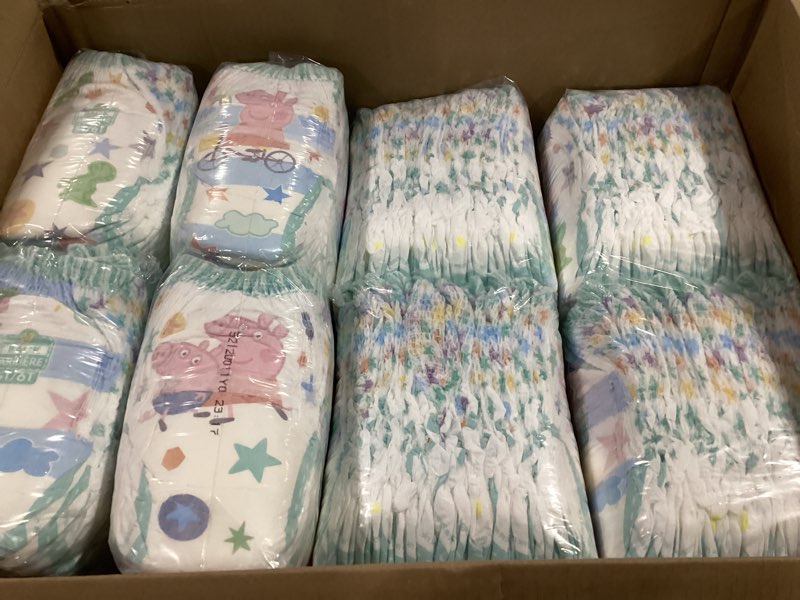 Condition photo showing New/Like New for Bidding on 2 packs of 80) Pampers Training Pants - Easy Ups Boys & Girls Bluey - Size 5T-6T, 80 Count, Children's Potty Underwear (Packaging May Vary) 5T-6T 80