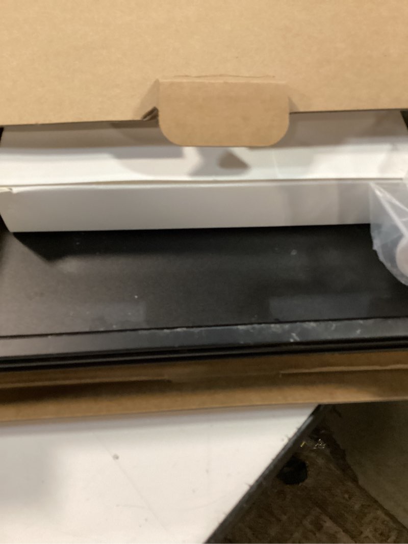 Condition photo showing As Is for automatic chicken coop door, large size solar powered coop door with opening in emergency, anti-pinch, timer & light sensor, aluminum waterproof auto chicken door, with 7w solar panel