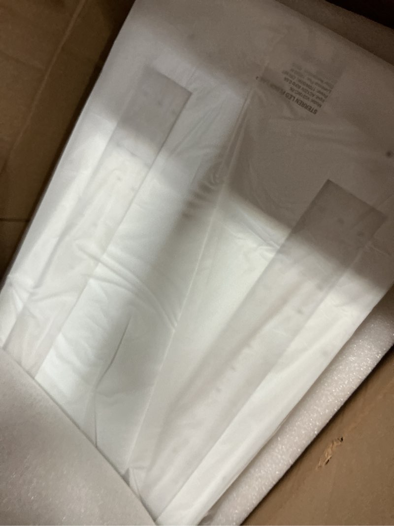 Condition photo showing Good Condition for 120w led floor lamp, 76.8" tall reading light, 10000lm knob dimming standing lamp, full spectrum eye care reading lamp, 4000k natural daylight for study room, office, living room, bedroom (white) white knob