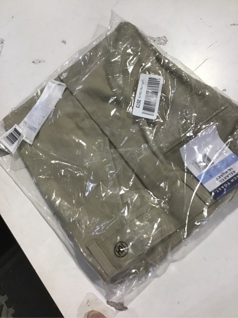 Condition photo showing Good Condition for French Toast Boys' Adjustable Waist Relaxed Fit Pant Khaki Beige 16 Husky