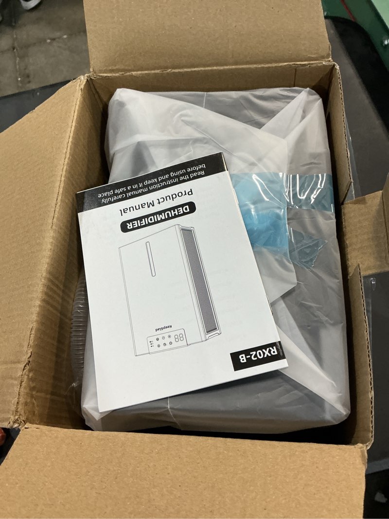 Condition photo showing New/Like New for waykar 120 pints 2025 energy star home dehumidifier for spaces up to 6,000 sq. ft, ideal for basement, bathroom and large room with drain hose, portable, auto defrost and self-drying 120 pints 6000 sq. ft with drain hose
