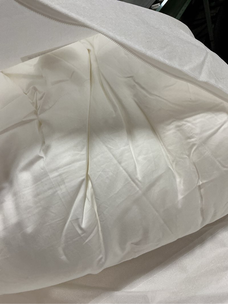 Condition photo showing Good Condition for premium down alternative comforter, full/queen, white
