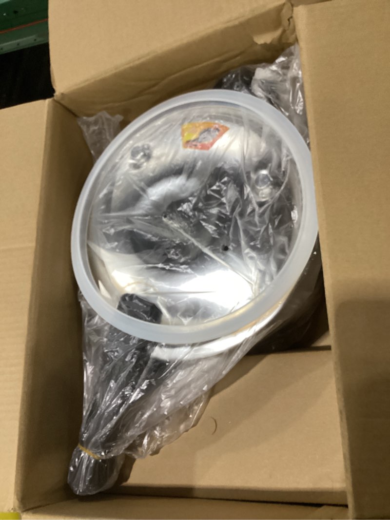 Condition photo showing New/Like New for Stainless Steel Pressure Cooker 8 Quart, Stove Top & Induction Compatible, Heavy-Duty Multi-Safety System, Food-Grade for Home Commercial Use, Deeluban 8.5 Quarts