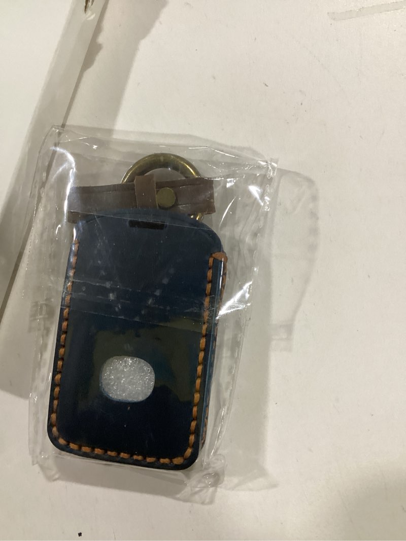 OLLEN Screws-Free Premium Leather Key Fob Cover, Fit for Mazda 3 Hatchback, CX-5, CX-9, CX-12, CX-30