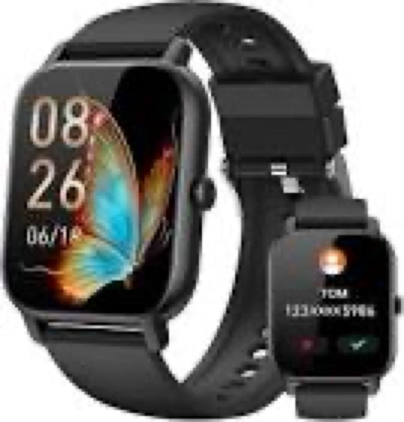 smart watch for men/women, answer/make call, 1.85" amoled always-on display screen smartwatch for ip