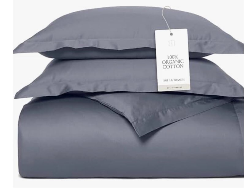 Signature Giza Cotton Sateen Duvet Cover, Twin, Mineral Quince