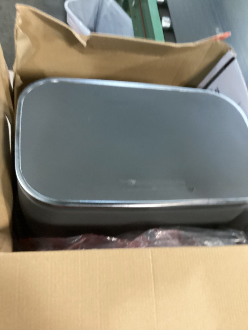Condition photo showing As Is for Ninja DZ201 Foodi 8 Quart 6-in-1 DualZone 2-Basket Air Fryer with 2 Independent Frying Baskets, Match Cook & Smart Finish to Roast, Broil, Dehydrate & More for Quick, Easy Meals, Grey