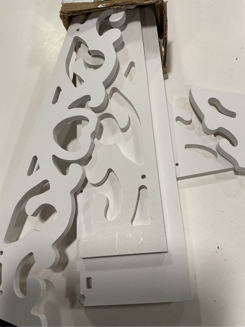 Condition photo showing Good Condition for MASAKA B&W - Kawaii Storage Desktop Organizer for Your Desk Space, Double H Plants Display Shelf, Home Office Storage Rack Adjustable Stackable for Office, Dormitory (White*09)