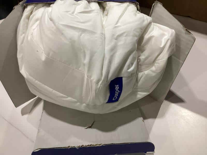 Condition photo showing As Is for casper sleep essential pillow for sleeping, standard, white standard essential pillow single pack