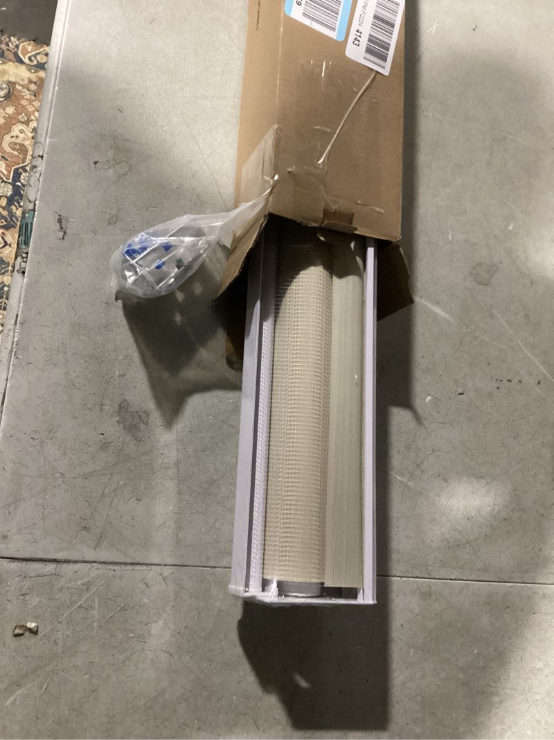 Condition photo showing Good Condition for persilux light filtering roller shades for indoor window blinds,cordless,linen fabric,thermal insulated fabric uv protection shades for home,office,bedroom,door,light filtering-cream,custom size custom size light filtering-cream