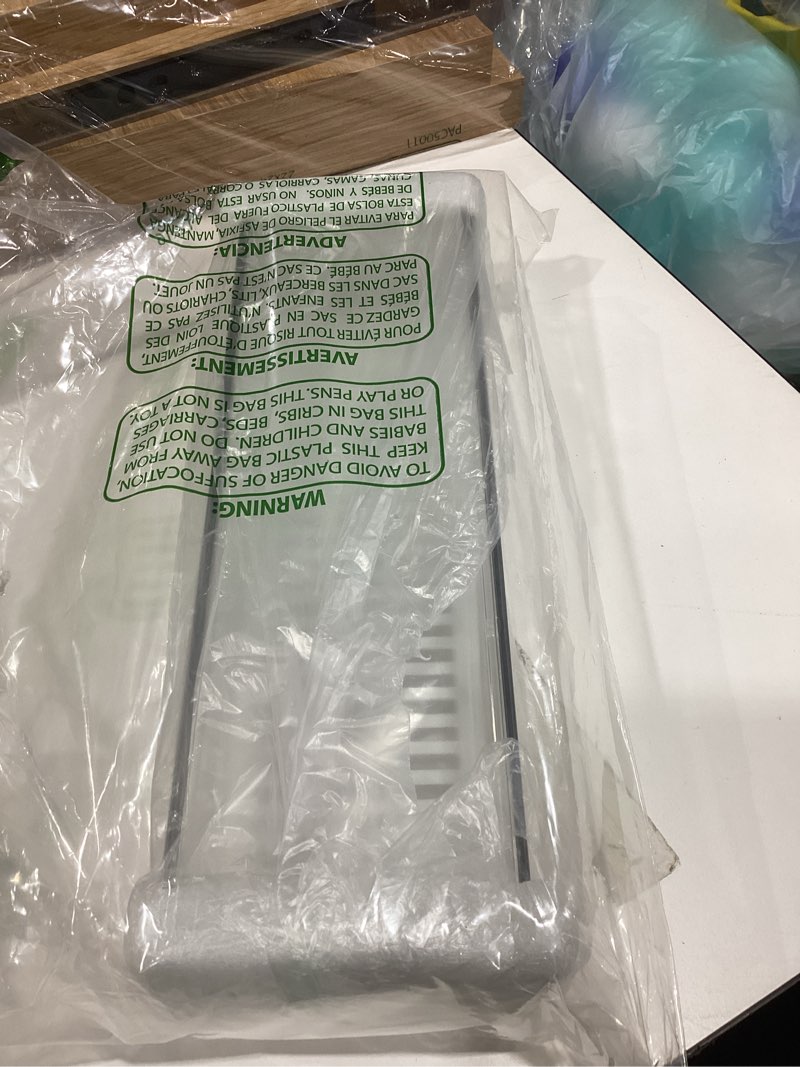 Condition photo showing New/Like New for Transparent Flatware Tray Kitchen Drawer Organizer With Lid - Plastic Kitchen Cutlery Tray and Utensil Silverware Storage Container with Cover - Dinnerware Holder for Spoons Forks Knives